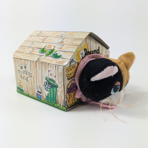 Pound Purrries Puppies 1998 Mary Meyer Mini Kitty Cat Plush 11/12 Calico Bandana - Picture 5 of 11